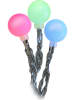 STAR Trading LED-Solarlichterkette "Globini" in Bunt - (L)475 cm