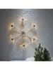 STAR Trading LED-Silhouette "Flower Snowflake" in Weiß - Ø 60 cm