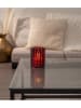 STAR Trading LED-Wachskerze "Flamme Dotty" in Rot - (H)12,5 cm