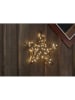 STAR Trading LED-Dekohänger "Vicke Star" in Braun - (B)40 x (H)40 cm