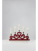 Marksljöd Adventsleuchter "Enerby" in Rot - (B)47 x (H)35,5 cm