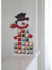 STAR Trading Kalendarz adwentowy LED "Yuletide" w kolorze białym ze wzorem - 25 x 45 cm