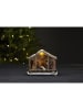 STAR Trading LED-Dekoobjekt "Nativity" in Braun/ Bunt - (B)19 x (H)15 cm