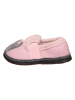 lamino Hausschuhe "Katze" in Rosa/ Grau