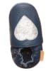 lamino Leder-Krabbelschuhe in Dunkelblau