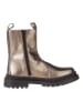lamino Leder-Chelsea-Boots in Gold