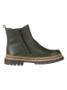 lamino Leder-Chelsea-Boots in Khaki