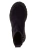 lamino Leren chelseaboots donkerblauw