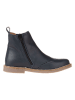 lamino Leren chelseaboots donkerblauw