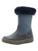 lamino Leren boots donkerblauw
