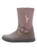 lamino Leder-Boots in Mauve