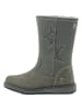 lamino Leder-Boots in Grau