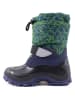 lamino Winterboots in Dunkelblau/ Grün
