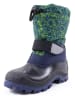 lamino Winterboots in Dunkelblau/ Grün