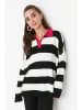 trendyol Trui zwart/wit/roze
