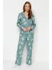 trendyol Pyjama lichtblauw/wit