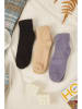 trendyol 3-delige set: sokken zwart/paars/beige