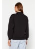 trendyol Sweatshirt in Schwarz