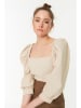 trendyol Bluzka w kolorze beżowym