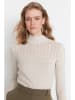 trendyol Sweter w kolorze kremowym