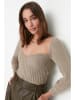 trendyol Pullover in Beige