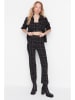 trendyol Spodnie w kolorze czarnym