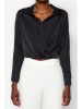 trendyol Bluzka w kolorze czarnym