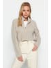 trendyol Pullover in Beige