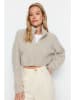 trendyol Pullover in Beige