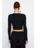 trendyol Koszulka w kolorze czarnym