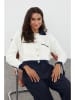 trendyol Cardigan in Weiß/ Dunkelblau