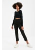 trendyol Hose in Schwarz