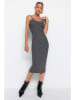 trendyol Gebreide jurk antraciet