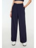 trendyol Marlenehose in Dunkelblau