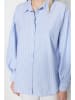trendyol Bluse in Hellblau/ Weiß