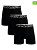 Muchachomalo 3er-Set: Boxershorts in Schwarz