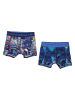 Muchachomalo 2er-Set: Boxershorts in Dunkelblau