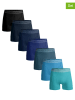 Muchachomalo 7er-Set: Boxershorts in Blau/ Dunkelblau/ Schwarz