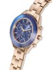 Swarovski Chronograph in Gold/ Blau