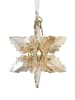 Swarovski Kristallstern in Transparent/ Gold