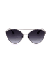 Swarovski Damen-Sonnenbrille in Silber/ Schwarz