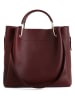 Lucky Bees Henkeltasche in Bordeaux - (B)34 x (H)33 x (T)16 cm