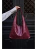 Lucky Bees Schultertasche in Bordeaux - (B)30 x (T)25 cm