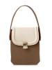 Vince Camuto Schoudertas "Lagoon" bruin/crème - (B)13,5 x (H)17 x (D)7 cm