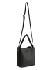 Lucky Bees Henkeltasche in Schwarz/ Grau - (B)25 x (H)20 x (T)13 cm