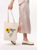 BAGmori Schultertasche in Creme - (B)35 x (H)40 x (T)8 cm