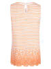 LIEBLINGSSTÜCK Top "Derya" in Orange/ Weiß