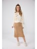 LIEBLINGSSTÜCK Wollen rok "Tania" camel