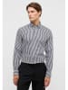 Eterna Blouse - slim fit - zwart/wit