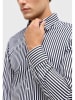 Eterna Hemd - Slim fit - in Schwarz/ Weiß